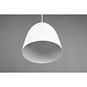 HLW LED Stijlvolle LED Hanglamp Trion Lopez - Witte LED Hanglamp met E27 Fitting, Mat Wit Aluminium HLW LED Stijlvolle LED Hanglamp Trion Lopez - Witte LED Hanglamp met E27 Fitting, Mat Wit Aluminium