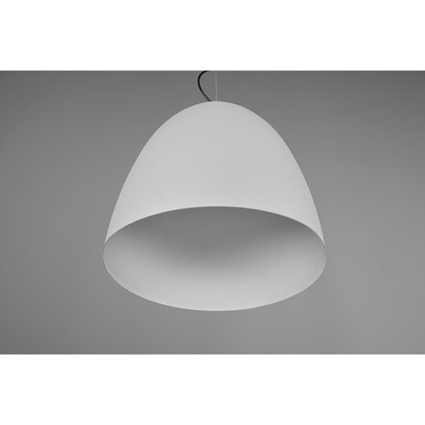 HLW LED Grijze LED Hanglamp Trion Lopez XL - Rond, Mat Grijs, Verstelbaar, E27