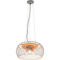 LED Hanglamp Trion Tymon - 3-lichts Rond Antiek Nikkel LED Hanglamp Trion Tymon - 3-lichts Rond Antiek Nikkel