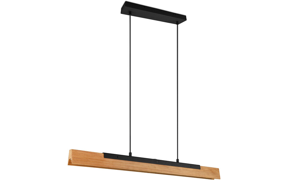 HLW LED LED Hanglamp 25W - Dimbaar, Mat Zwart/Wit - Warm Wit 3000K, Aluminium HLW LED LED Hanglamp 25W - Dimbaar, Mat Zwart/Wit - Warm Wit 3000K, Aluminium