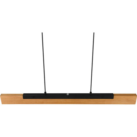 HLW LED LED Hanglamp 25W - Dimbaar, Mat Zwart/Wit - Warm Wit 3000K, Aluminium