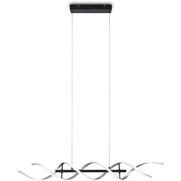 HLW LED LED Hanglamp Trion Sarina 45W - Dimbaar, Aanpasbare Kleur, Geborsteld Zilver