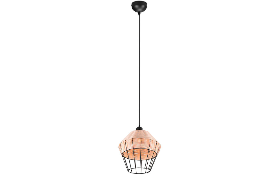 HLW LED LED Hanglamp Trion Bera XL - Bruin Aluminium, E27 Fitting, In Hoogte Verstelbaar