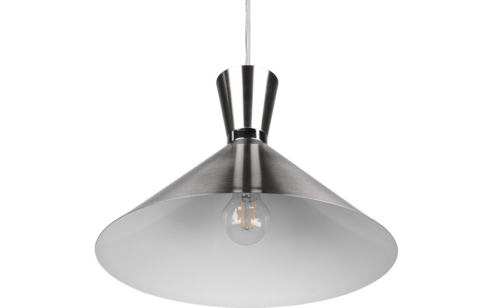 HLW LED LED Hanglamp Trion Ewomi - Rond, Mat Nikkel, Aluminium, E27 Fitting, Ø35cm