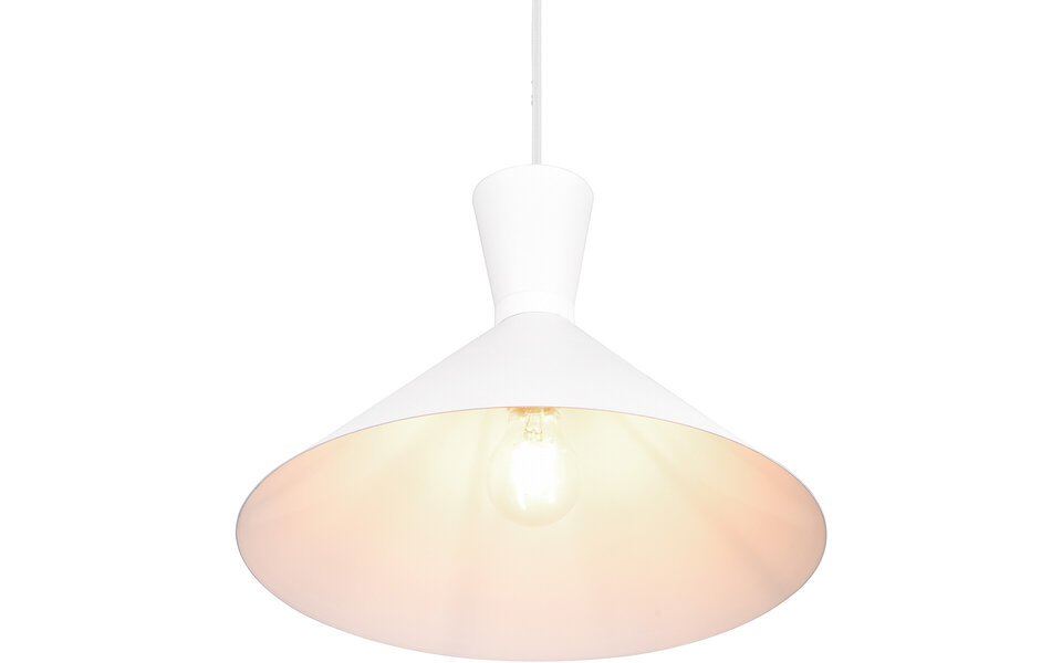 HLW LED LED Hanglamp Trion Ewomi - Mat Wit, Aluminium, E27 Fitting, Ø35cm