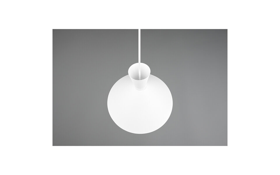 HLW LED LED Hanglamp Trion Ewomi - Mat Wit, Aluminium, E27 Fitting, Ø35cm