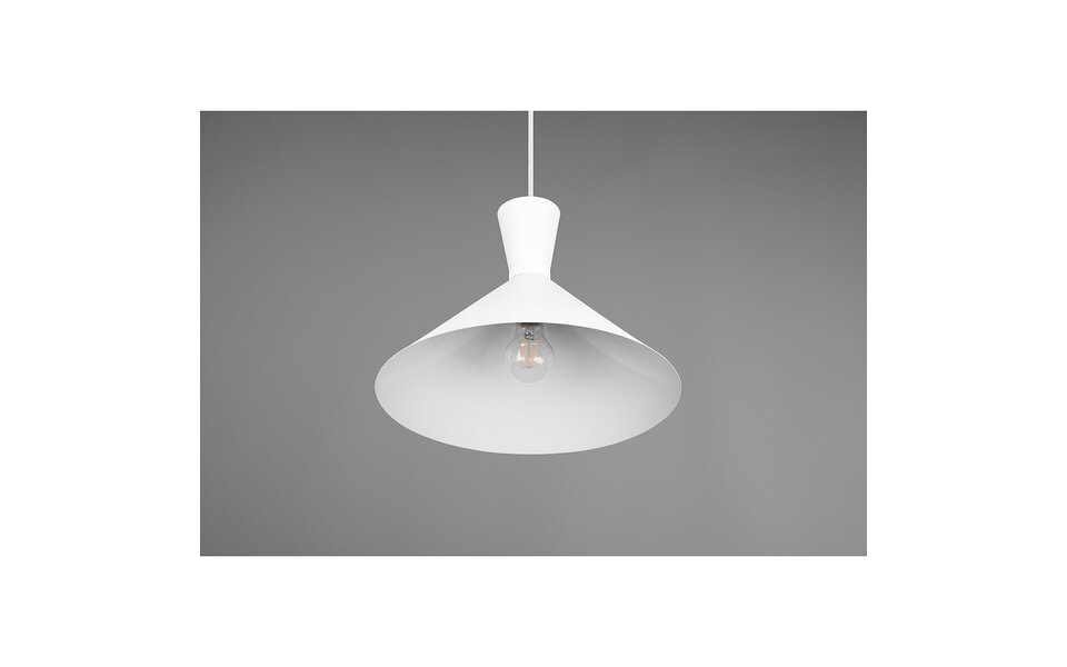 HLW LED LED Hanglamp Trion Ewomi - Mat Wit, Aluminium, E27 Fitting, Ø35cm