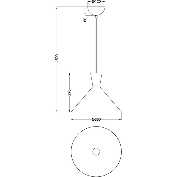HLW LED LED Hanglamp Trion Ewomi - Mat Wit, Aluminium, E27 Fitting, Ø35cm HLW LED LED Hanglamp Trion Ewomi - Mat Wit, Aluminium, E27 Fitting, Ø35cm