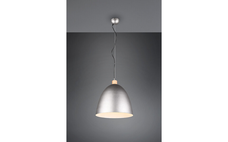 HLW LED LED Hanglamp Trion Jaguar - Mat Nikkel Aluminium, E27 Fitting, Tot 60W LED