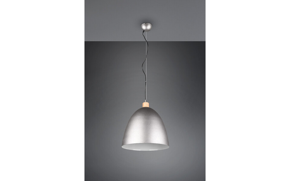 HLW LED LED Hanglamp Trion Jaguar - Mat Nikkel Aluminium, E27 Fitting, Tot 60W LED