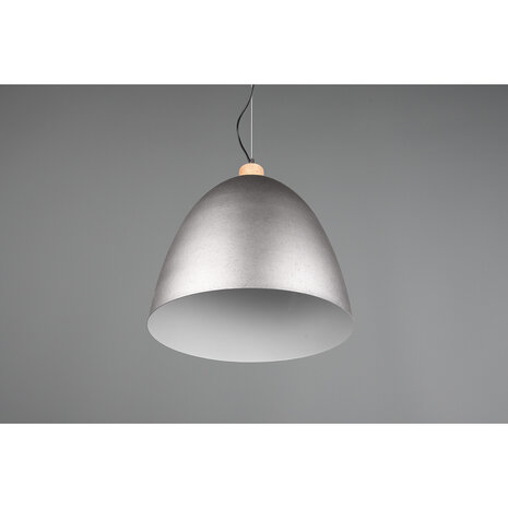 HLW LED LED Hanglamp Trion Jaguar - Mat Nikkel Aluminium, E27 Fitting, Tot 60W LED HLW LED LED Hanglamp Trion Jaguar - Mat Nikkel Aluminium, E27 Fitting, Tot 60W LED