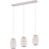 HLW LED Moderne Metalen LED Hanglamp Trion Dabi - Mat Wit, 3-lichts E27, Verstelbaar HLW LED Moderne Metalen LED Hanglamp Trion Dabi - Mat Wit, 3-lichts E27, Verstelbaar