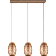 LED Hanglamp Trion Dabi - 3-lichts Metalen LED lamp Coffee kleur LED Hanglamp Trion Dabi - 3-lichts Metalen LED lamp Coffee kleur
