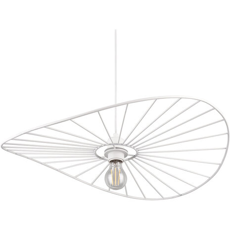 HLW LED Metalen LED Hanglamp Trion Aupe - Witte LED Hanglamp met E27 Fitting, 1-lichts