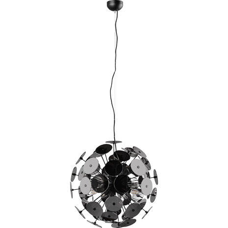 Metalen LED Hanglamp Trion Discon - Zwarte LED Hanglamp, 6-lichts, Rond, E14 Metalen LED Hanglamp Trion Discon - Zwarte LED Hanglamp, 6-lichts, Rond, E14