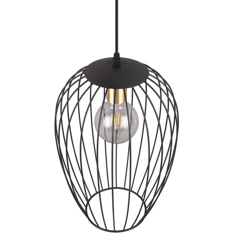 HLW LED Moderne Verstelbare Metalen LED Hanglamp - Zwarte LED Lamp E27 Fitting HLW LED Moderne Verstelbare Metalen LED Hanglamp - Zwarte LED Lamp E27 Fitting