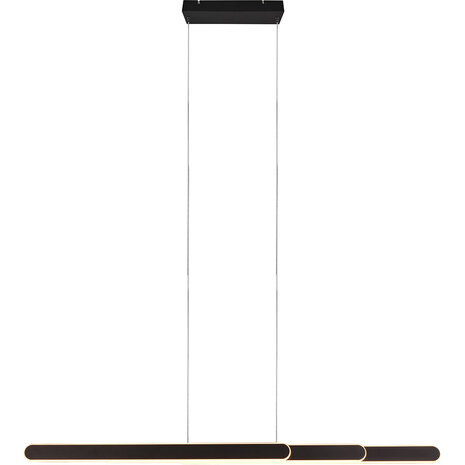 HLW LED Zwarte Metalen LED Hanglamp 48W - Trion Clio Rond & Aanpasbaar HLW LED Zwarte Metalen LED Hanglamp 48W - Trion Clio Rond & Aanpasbaar