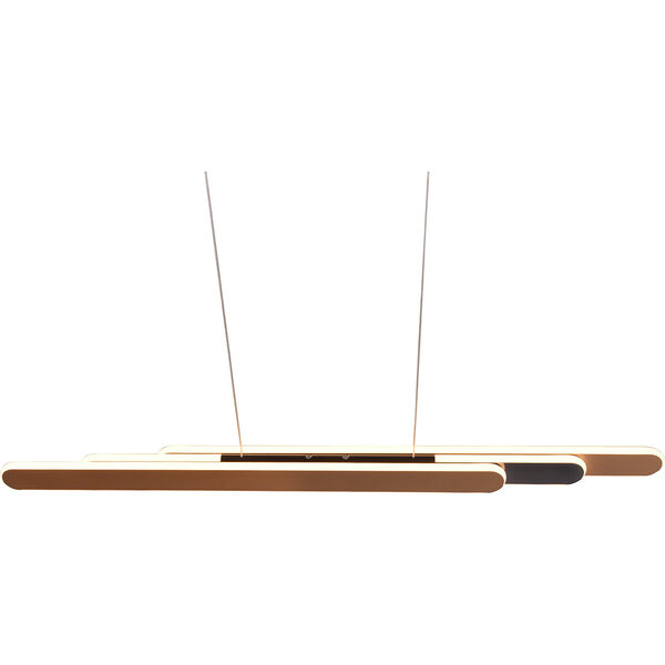 HLW LED 48W LED Hanglamp Trion Clio - Metalen Coffee Hanglamp met Aanpasbare Lichtkleur