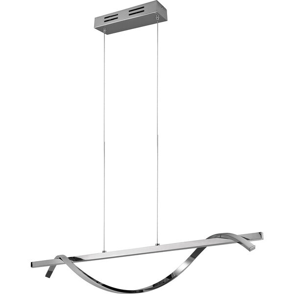 HLW LED Witte Dimbare Metalen LED Hanglamp 26W met Natuurlijk Wit Neutraal Licht HLW LED Witte Dimbare Metalen LED Hanglamp 26W met Natuurlijk Wit Neutraal Licht