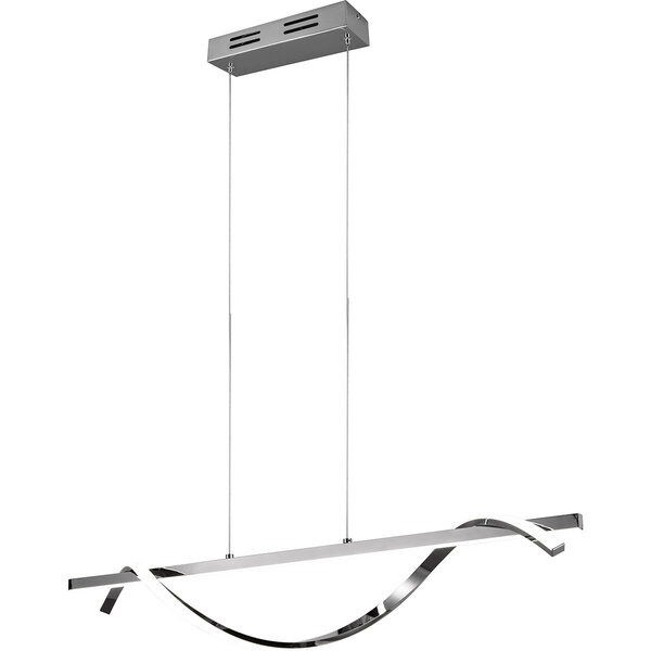 HLW LED Witte Dimbare Metalen LED Hanglamp 26W met Natuurlijk Wit Neutraal Licht HLW LED Witte Dimbare Metalen LED Hanglamp 26W met Natuurlijk Wit Neutraal Licht