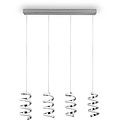 Moderne Metalen LED Hanglamp 8W - Witte LED Hanglamp Neutraal Wit 4000K