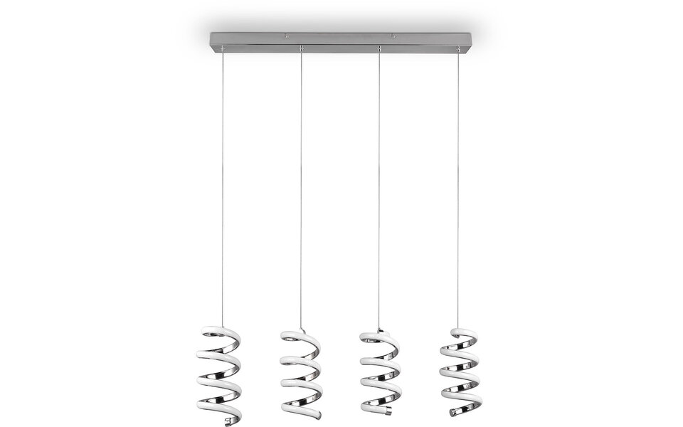HLW LED Moderne Metalen LED Hanglamp 8W - Witte LED Hanglamp Neutraal Wit 4000K
