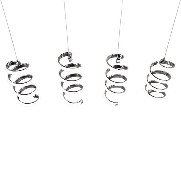 HLW LED Moderne Metalen LED Hanglamp 8W - Witte LED Hanglamp Neutraal Wit 4000K