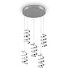 HLW LED Ronde Metalen LED Hanglamp 8W - Witte LED Lamp Neutraal Wit 4000K Dimbaar