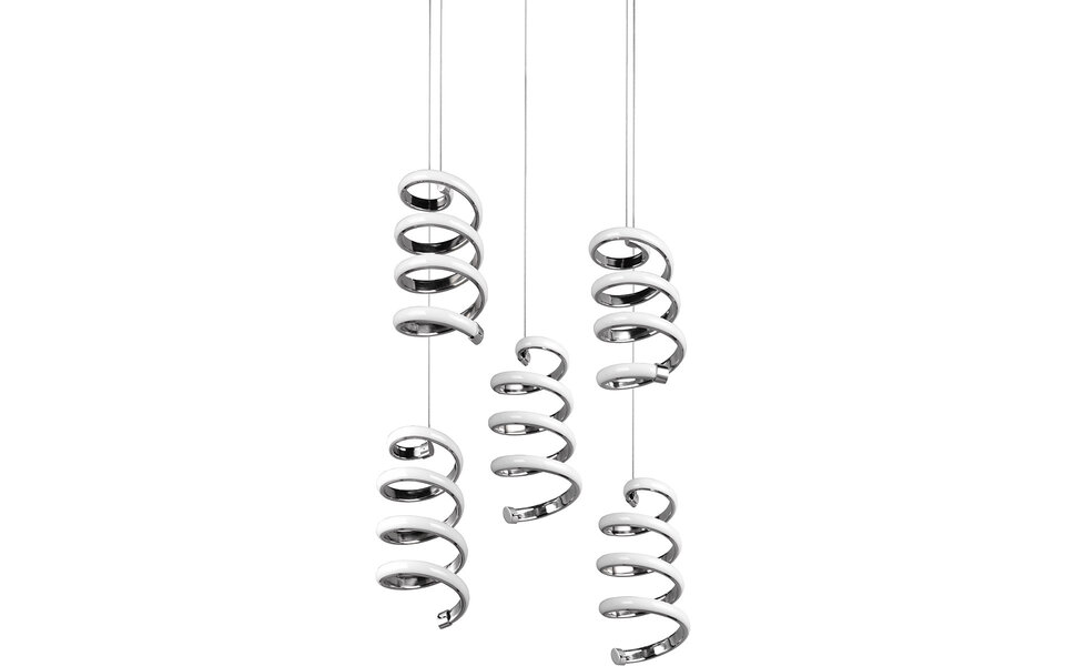 HLW LED Ronde Metalen LED Hanglamp 8W - Witte LED Lamp Neutraal Wit 4000K Dimbaar HLW LED Ronde Metalen LED Hanglamp 8W - Witte LED Lamp Neutraal Wit 4000K Dimbaar