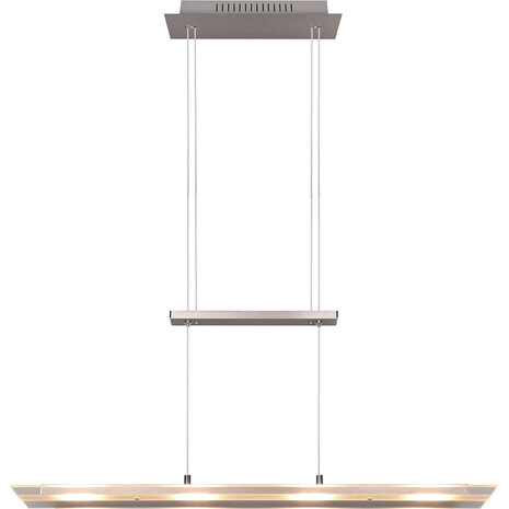 HLW LED Metalen LED Hanglamp Trion Silom - Witte 4-lichts LED Hanglamp, Warm Wit 3000K HLW LED Metalen LED Hanglamp Trion Silom - Witte 4-lichts LED Hanglamp, Warm Wit 3000K
