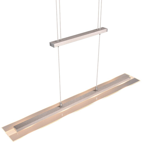 HLW LED Metalen LED Hanglamp Trion Silom - Witte 4-lichts LED Hanglamp, Warm Wit 3000K HLW LED Metalen LED Hanglamp Trion Silom - Witte 4-lichts LED Hanglamp, Warm Wit 3000K