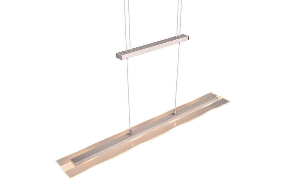 HLW LED Metalen LED Hanglamp Trion Silom - Witte 4-lichts LED Hanglamp, Warm Wit 3000K