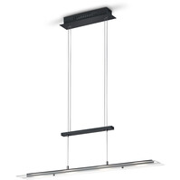 LED Hanglamp Mat Zwart - Warm Wit Licht - 4-lichts