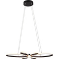 Metalen Dimbare LED Hanglamp 32W - Zwart Rond Design met Neutraal Wit