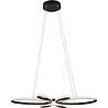 HLW LED Metalen Dimbare LED Hanglamp 32W - Zwart Rond Design met Neutraal Wit