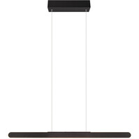 LED Hanglamp 28W - Dimbaar & Mat Zwart Metalen Design