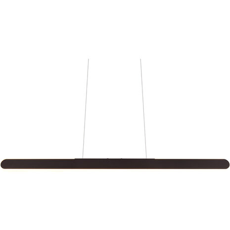HLW LED Dimbare LED Hanglamp 28W - Mat Zwart Metalen LED Lamp met Aanpasbare Kleur