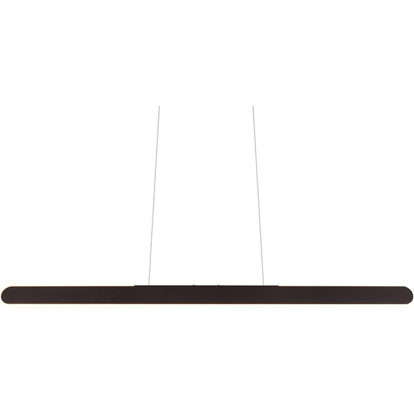 HLW LED Dimbare LED Hanglamp 28W - Mat Zwart Metalen LED Lamp met Aanpasbare Kleur
