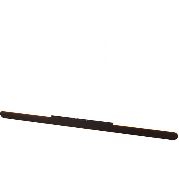 HLW LED Dimbare LED Hanglamp 28W - Mat Zwart Metalen LED Lamp met Aanpasbare Kleur