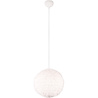 HLW LED LED Hanglamp Trion Fluffy - Taupe pluche, rond design met E27 fitting HLW LED LED Hanglamp Trion Fluffy - Taupe pluche, rond design met E27 fitting