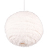 HLW LED LED Hanglamp Trion Fluffy - Taupe pluche, rond design met E27 fitting HLW LED LED Hanglamp Trion Fluffy - Taupe pluche, rond design met E27 fitting