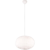 LED Hanglamp Trion Fluffy XL - Taupe pluche, E27 fitting LED Hanglamp Trion Fluffy XL - Taupe pluche, E27 fitting