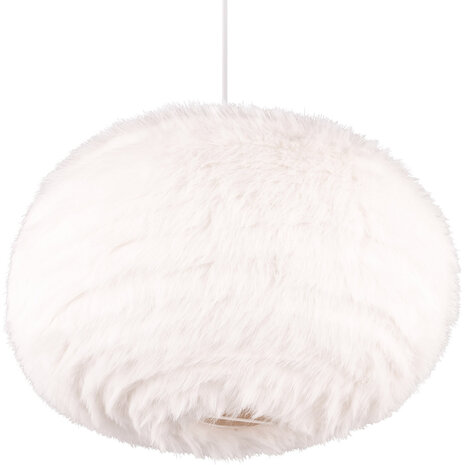 HLW LED LED Hanglamp Trion Fluffy XL - Taupe synthetisch pluche, 1-lichts, E27 LED lamp HLW LED LED Hanglamp Trion Fluffy XL - Taupe synthetisch pluche, 1-lichts, E27 LED lamp