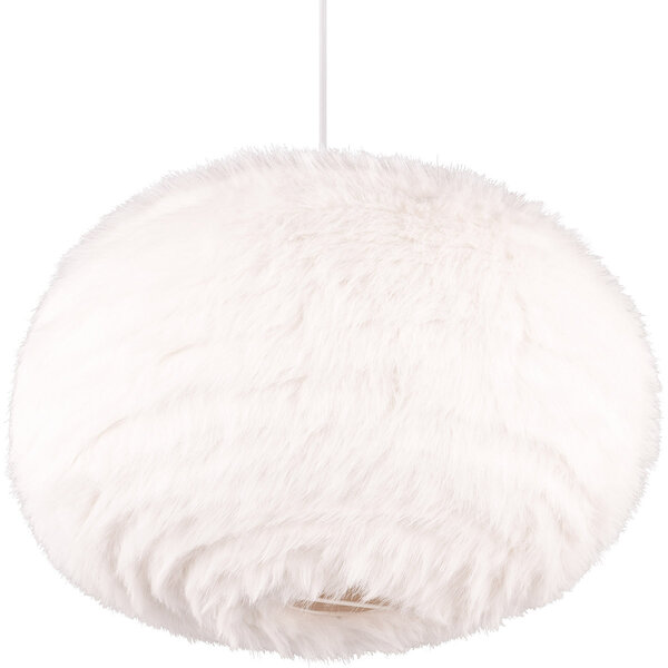 HLW LED LED Hanglamp Trion Fluffy XL - Taupe synthetisch pluche, 1-lichts, E27 LED lamp HLW LED LED Hanglamp Trion Fluffy XL - Taupe synthetisch pluche, 1-lichts, E27 LED lamp