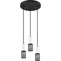 Moderne LED Hanglamp - Metalen 3-Lichts Zwart & Wit - E27 Fitting