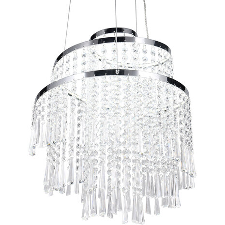 HLW LED Trion Mop Dimbare LED Hanglamp 30W - Metalen LED Lamp met Afstandsbediening