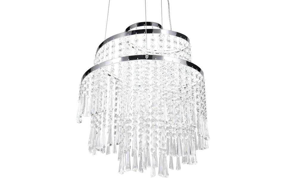 HLW LED Trion Mop Dimbare LED Hanglamp 30W - Metalen LED Lamp met Afstandsbediening