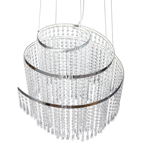 HLW LED Dimbare LED Hanglamp Trion Mop 38W - Metalen LED Lamp met Aanpasbare Kleur HLW LED Dimbare LED Hanglamp Trion Mop 38W - Metalen LED Lamp met Aanpasbare Kleur