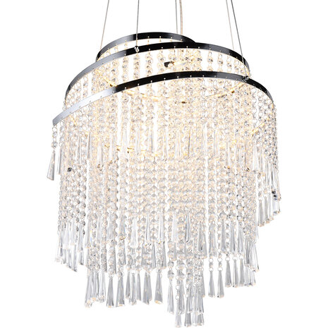 HLW LED Dimbare LED Hanglamp Trion Mop 38W - Metalen LED Lamp met Aanpasbare Kleur HLW LED Dimbare LED Hanglamp Trion Mop 38W - Metalen LED Lamp met Aanpasbare Kleur