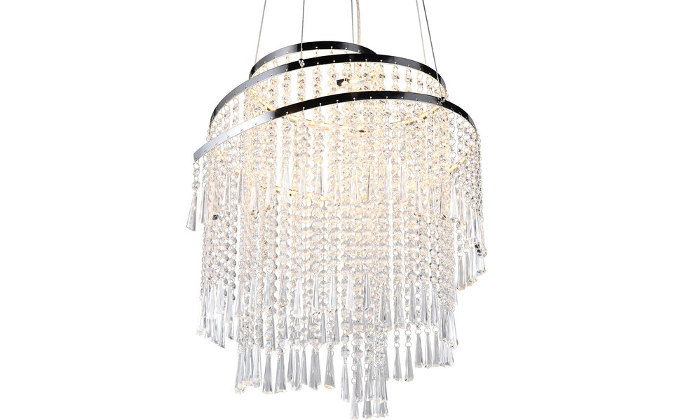 HLW LED Dimbare LED Hanglamp Trion Mop 38W - Metalen LED Lamp met Aanpasbare Kleur